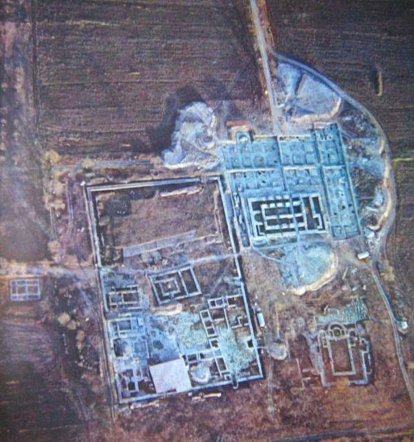 Bulgarian Castles Pliska aerial citadel (2)