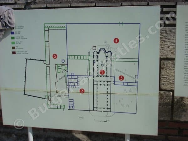 Bulgarian Castles Pliska plan basilika